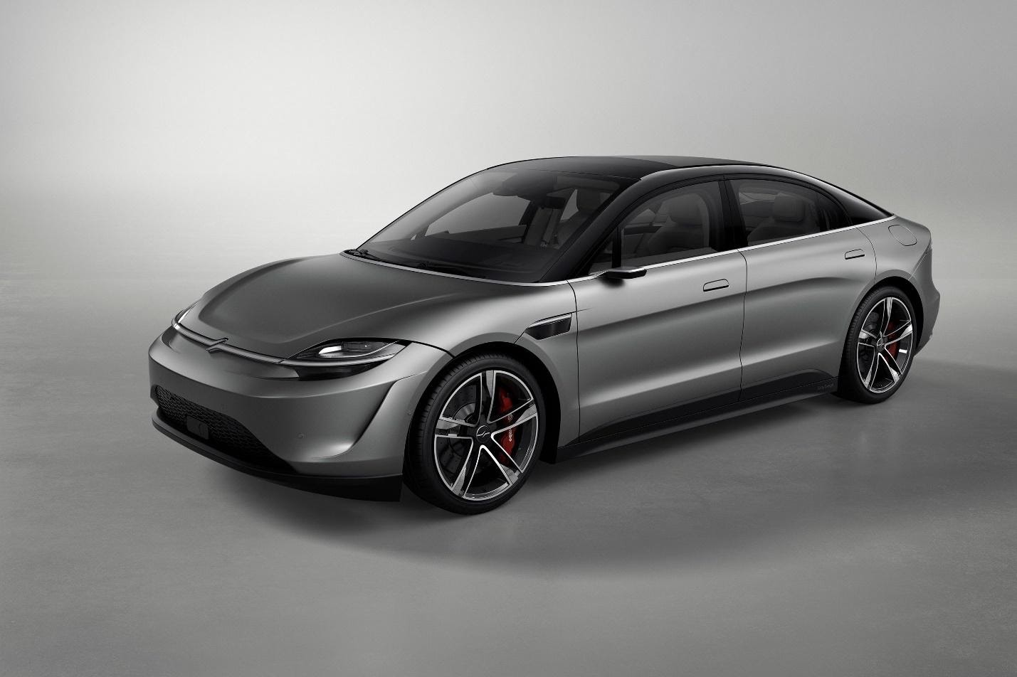 Sony Vision-S concept electric car unveiled at CES looks at a connected  near-future